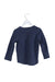A Navy Long Sleeve Tops from COS in size 2T for girl. (Back View)