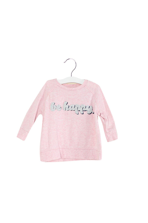 A Pink Crewneck Sweatshirts from Seed in size 2T for girl. (Front View)