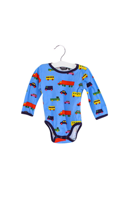 A Blue Bodysuits from Marimekko in size 6-12M for boy. (Front View)