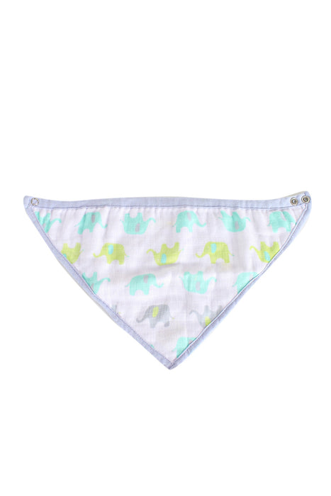 A White Bibs from Ideal Baby by Aden + Anais in size O/S for boy. (Front View)