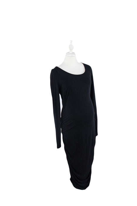 A Black Long Sleeve Dresses from Isabella Oliver in size M for maternity. (Front View)