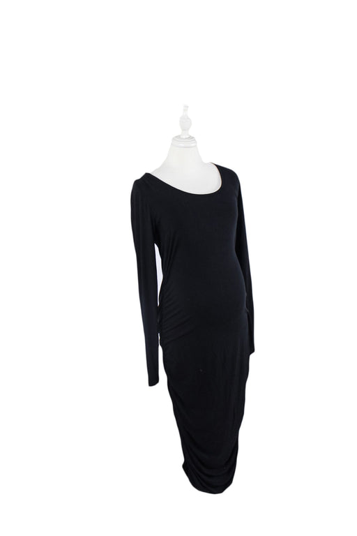 A Black Long Sleeve Dresses from Isabella Oliver in size M for maternity. (Front View)