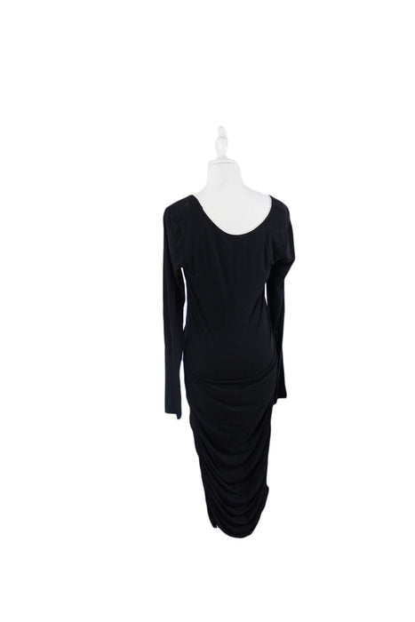 A Black Long Sleeve Dresses from Isabella Oliver in size M for maternity. (Back View)