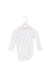 A White Bodysuits from Boden in size 12-18M for girl. (Front View)