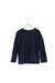A Navy Long Sleeve Tops from Bonpoint in size 6T for girl. (Back View)