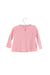 A Pink Long Sleeve Tops from Petit Bateau in size 6-12M for girl. (Back View)