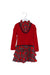 A Red Sweater Dresses from Nicholas & Bears in size 4T for girl. (Front View)