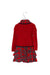 A Red Sweater Dresses from Nicholas & Bears in size 4T for girl. (Back View)