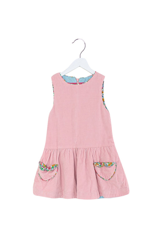 A Pink Sleeveless Dresses from Boden in size 4T for girl. (Front View)