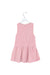 A Pink Sleeveless Dresses from Boden in size 4T for girl. (Back View)