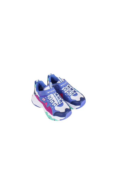 A Multicolour Sneakers from Skechers in size 4T for girl. (Front View)