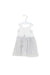 A Silver Sleeveless Dresses from Seed in size 3-6M for girl. (Front View)