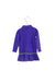 A Purple Long Sleeve Dresses from Polo Ralph Lauren in size 4T for girl. (Back View)