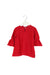 A Red Long Sleeve Dresses from Laranjinha in size 12-18M for girl. (Front View)