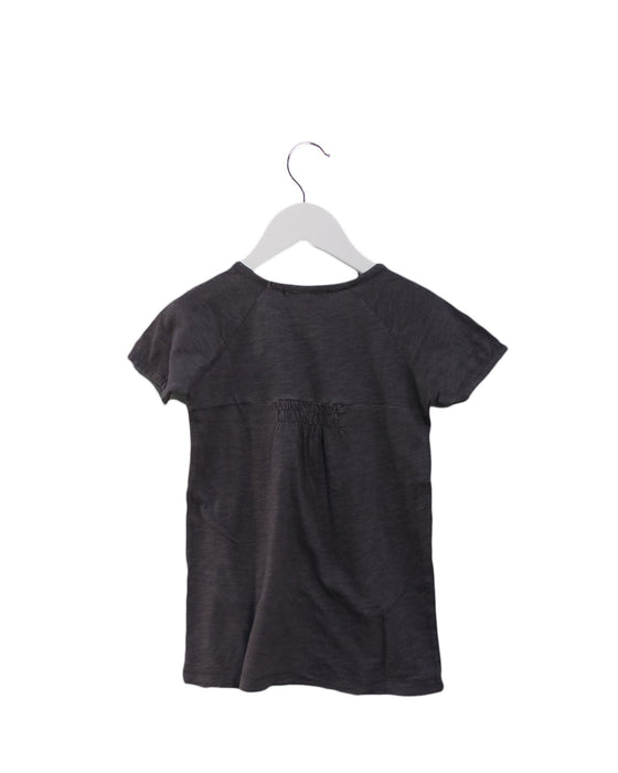 A Grey Short Sleeve Dresses from Bonpoint in size 4T for girl. (Back View)