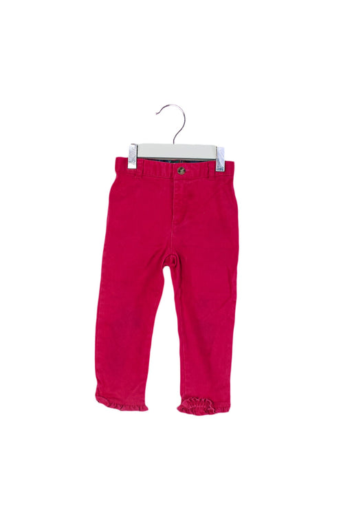 A Pink Casual Pants from Ralph Lauren in size 18-24M for girl. (Front View)
