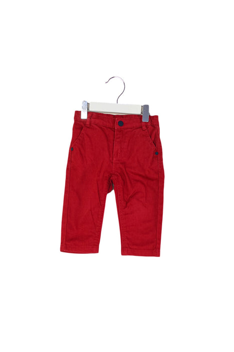 A Red Jeans from Jacadi in size 6-12M for boy. (Front View)