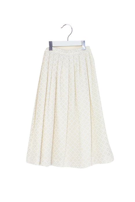 A White Long Skirts from Bonpoint in size 8Y for girl. (Front View)
