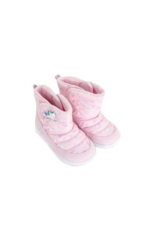 A Pink Winter Boots from Dr. Kong in size 4T for girl. (Front View)