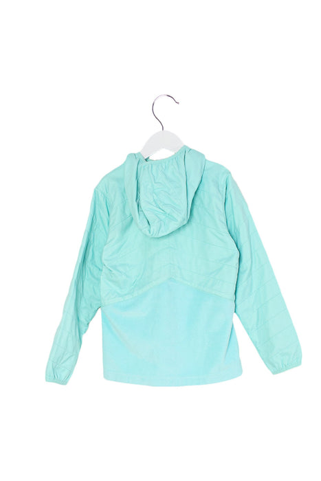 A Teal Puffer/Quilted Jackets from Columbia in size S for girl. (Back View)