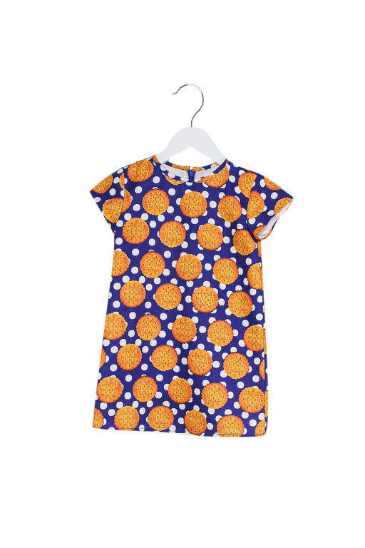 A Blue Short Sleeve Dresses from Lovie by Mary J in size 12-18M for girl. (Front View)