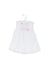 A White Sleeveless Dresses from Paz Rodriguez in size 3-6M for girl. (Front View)