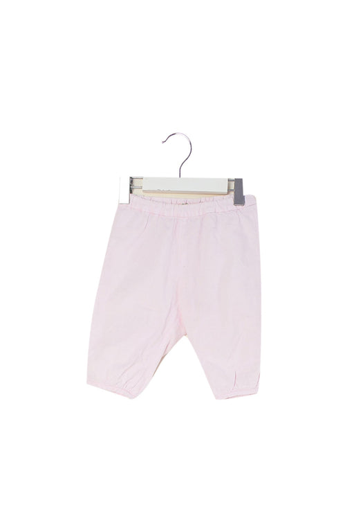 A Pink Casual Pants from Bonpoint in size 6-12M for girl. (Front View)