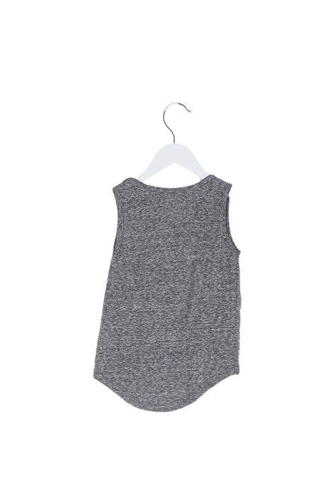 A Grey Sleeveless Tops from Huxbaby in size 3T for boy. (Back View)