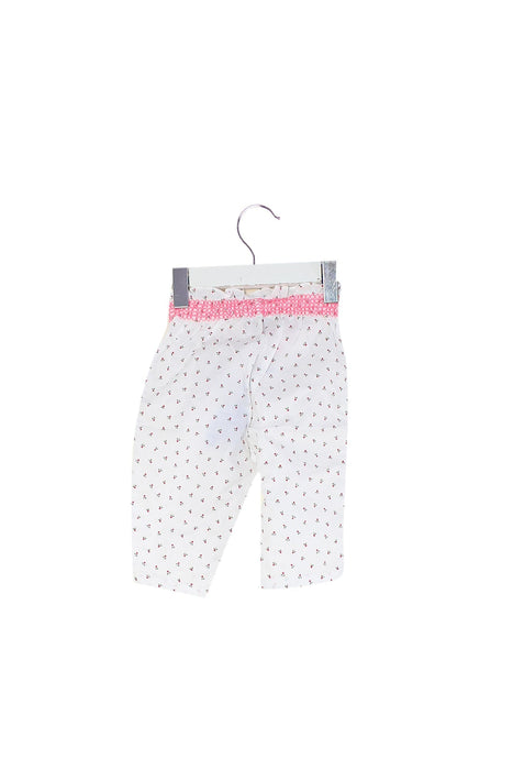 A White Casual Pants from Jacadi in size 3-6M for girl. (Back View)