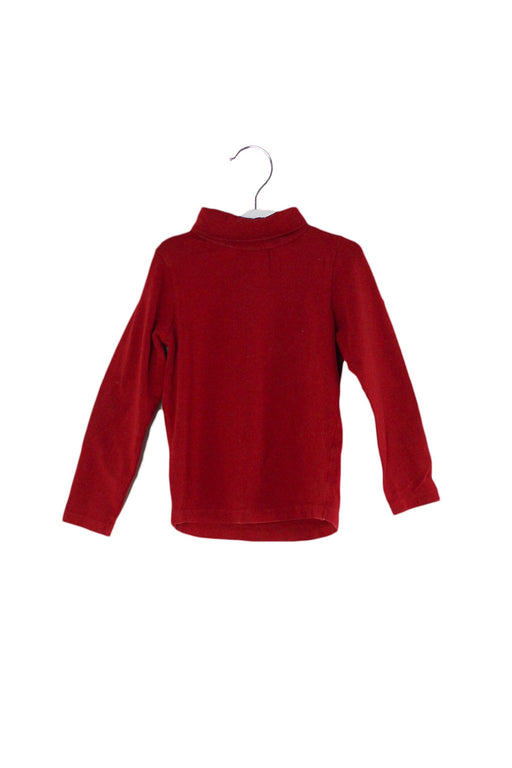 A Red Long Sleeve Tops from Jacadi in size 4T for girl. (Front View)