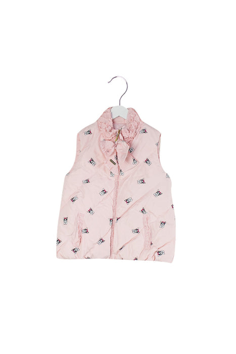 A Pink Outerwear Vests from Nicholas & Bears in size 10Y for girl. (Front View)