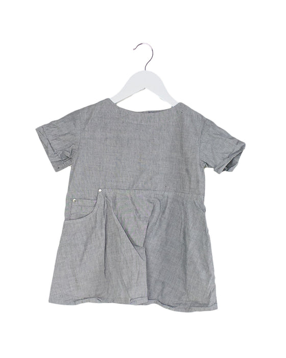 A Grey Short Sleeve Dresses from COS in size 12-18M for girl. (Front View)