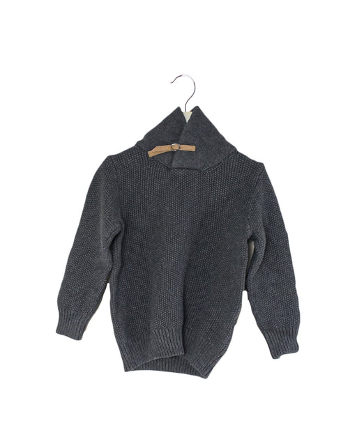 A Grey Knit Sweaters from Vicomte A. in size 4T for girl. (Front View)