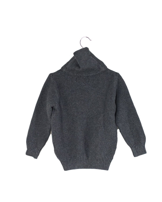 A Grey Knit Sweaters from Vicomte A. in size 4T for girl. (Back View)