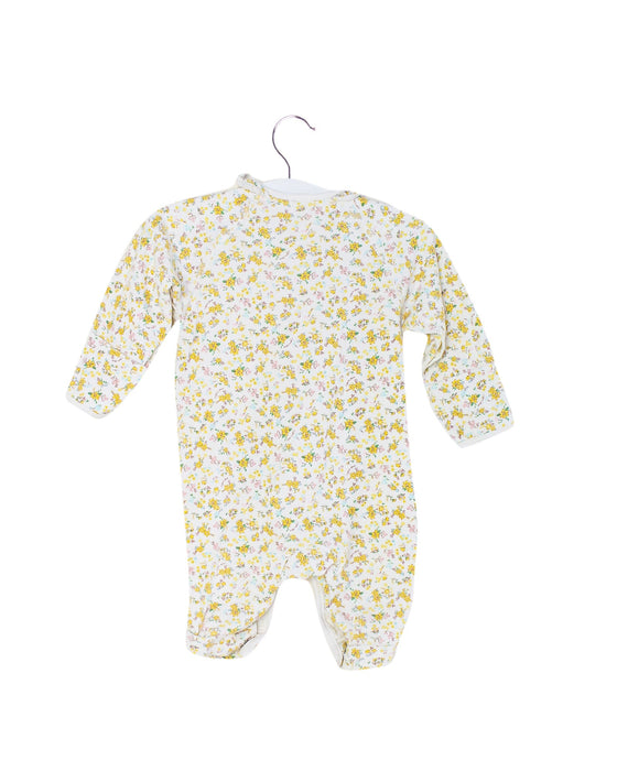 A Yellow Long Sleeve Jumpsuits from Organic Mom in size 3-6M for girl. (Back View)