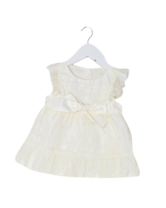 A Beige Dress Sets from Nicholas & Bears in size 6-12M for girl. (Front View)