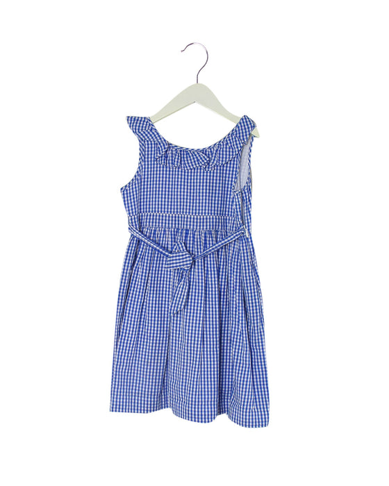 A Blue Sleeveless Dresses from CPC in size 5T for girl. (Front View)