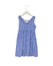 A Blue Sleeveless Dresses from CPC in size 5T for girl. (Back View)