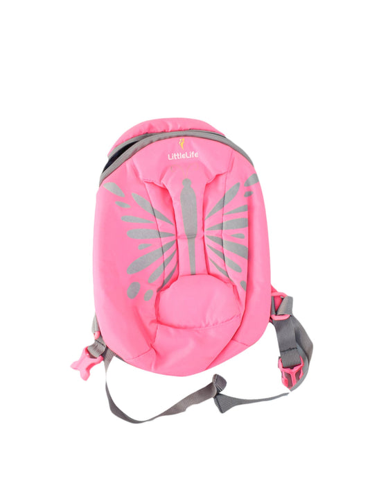 A Pink Bags from Little Life in size 3T for girl. (Front View)