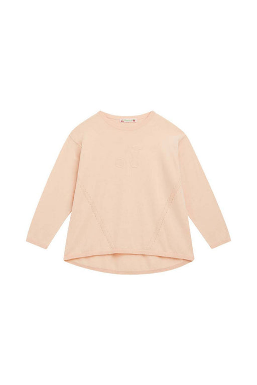 A Pink Knit Sweaters from Bonpoint in size 4T for girl. (Front View)