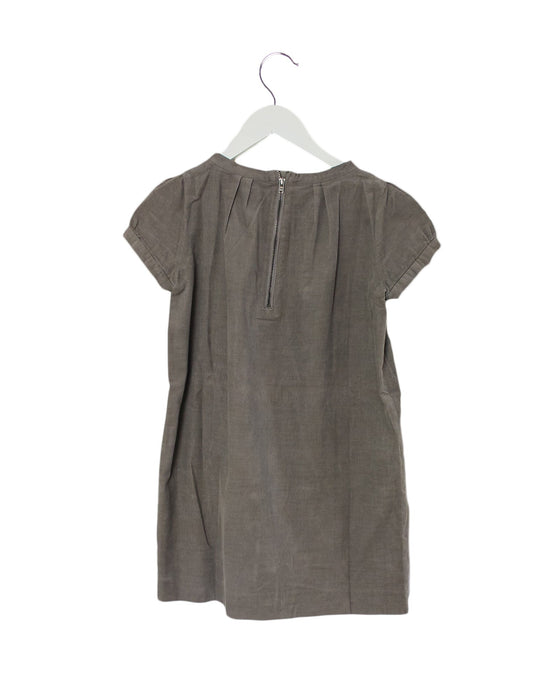 A Grey Short Sleeve Dresses from Bonpoint in size 10Y for girl. (Back View)
