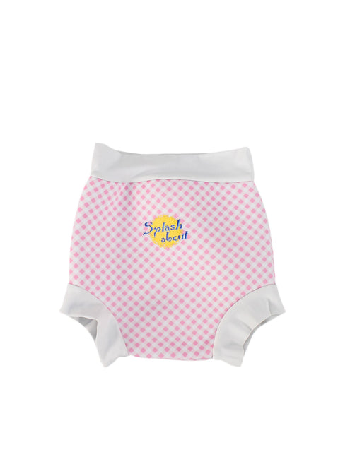 A Pink Swim Diapers from Splash About in size 12-18M for girl. (Front View)