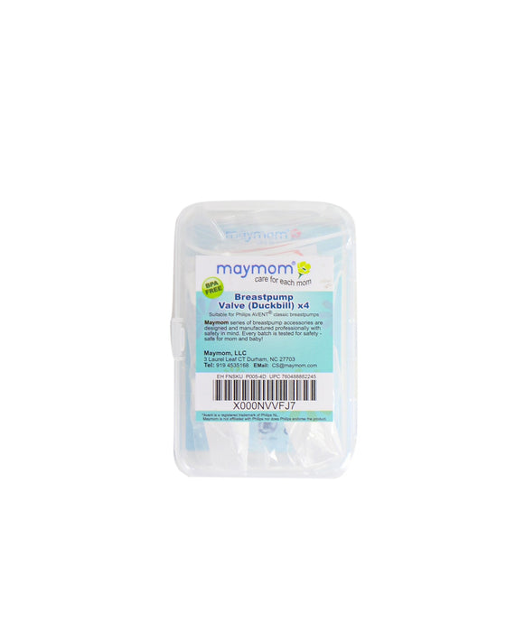 A White Bras from Maymom in size O/S for maternity. (Front View)