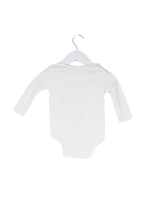 A White Long Sleeve Bodysuits from Ralph Lauren in size 3-6M for girl. (Back View)