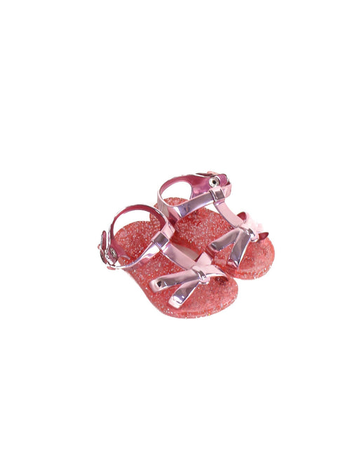A Pink Sandals from Seed in size 12-18M for girl. (Front View)