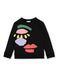 A Black Crewneck Sweatshirts from Stella McCartney in size 5T for boy. (Front View)