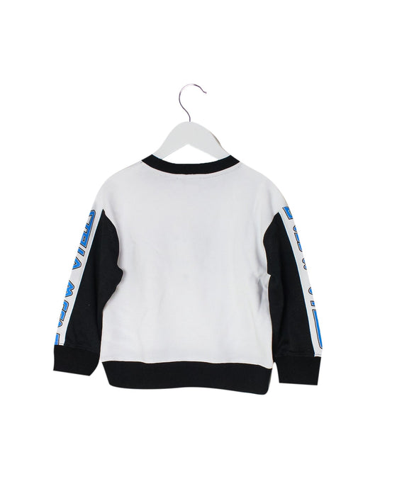 A White Crewneck Sweatshirts from Stella McCartney in size 3T for girl. (Back View)