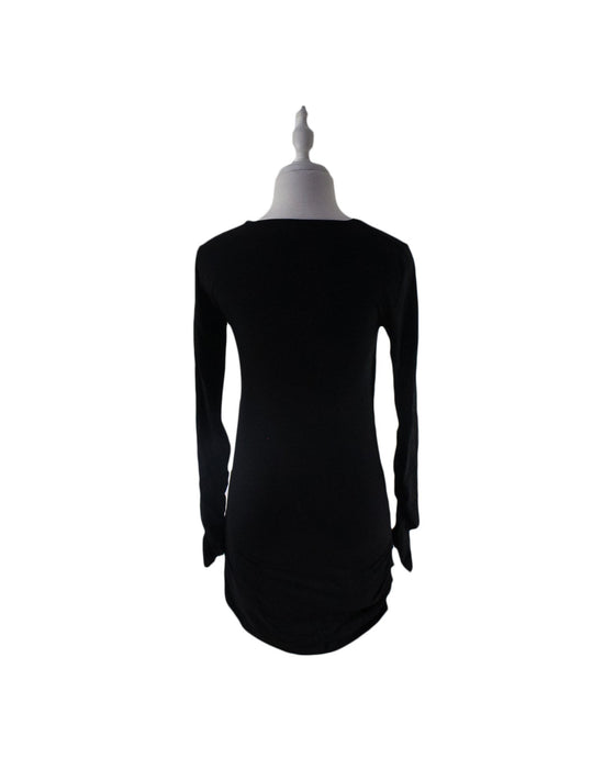 A Black Long Sleeve Tops from Isabella Oliver in size XS for maternity. (Back View)