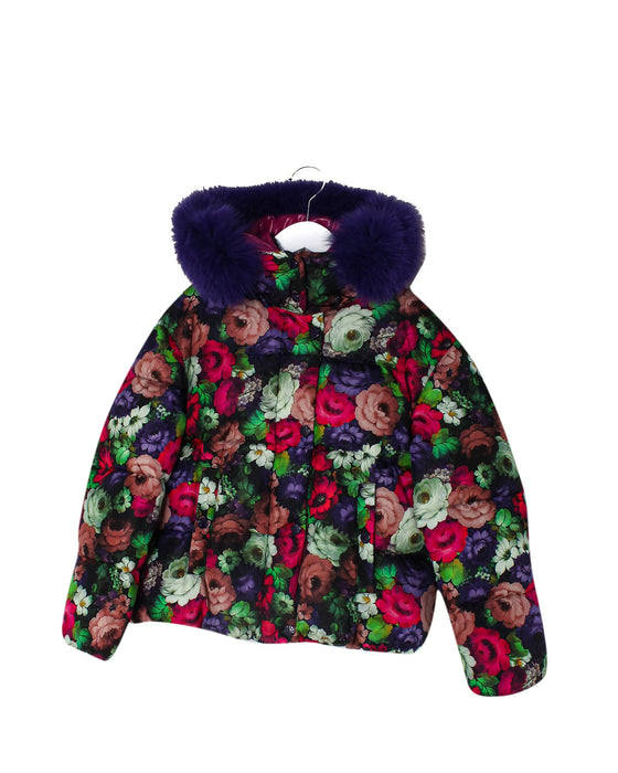 A Multicolour Puffer/Quilted Jackets from Moncler in size 12Y for girl. (Front View)