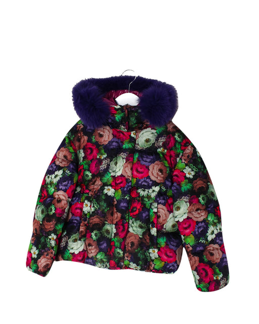 A Multicolour Puffer/Quilted Jackets from Moncler in size 12Y for girl. (Front View)